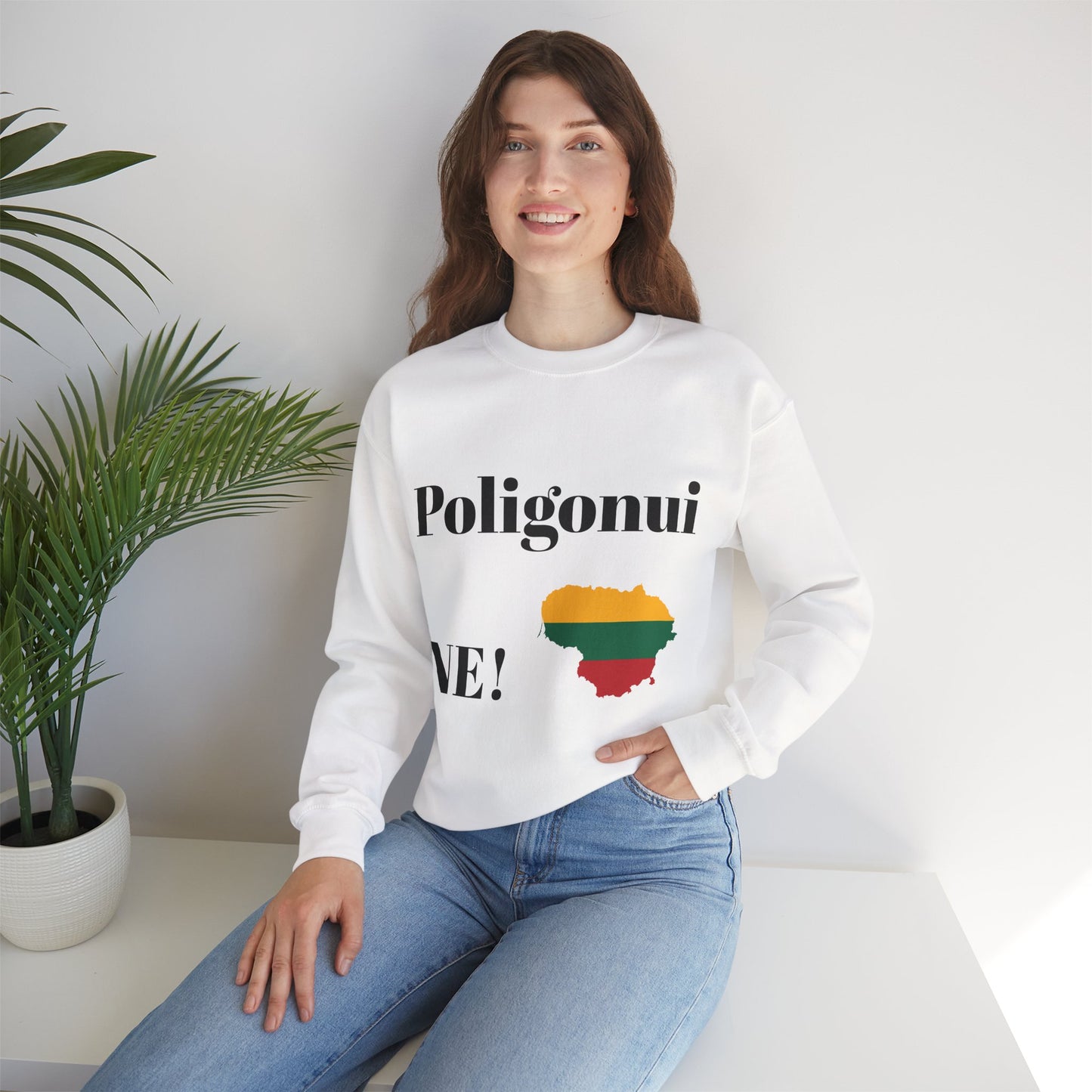 Poligonui - NE! Unisex Megztinis