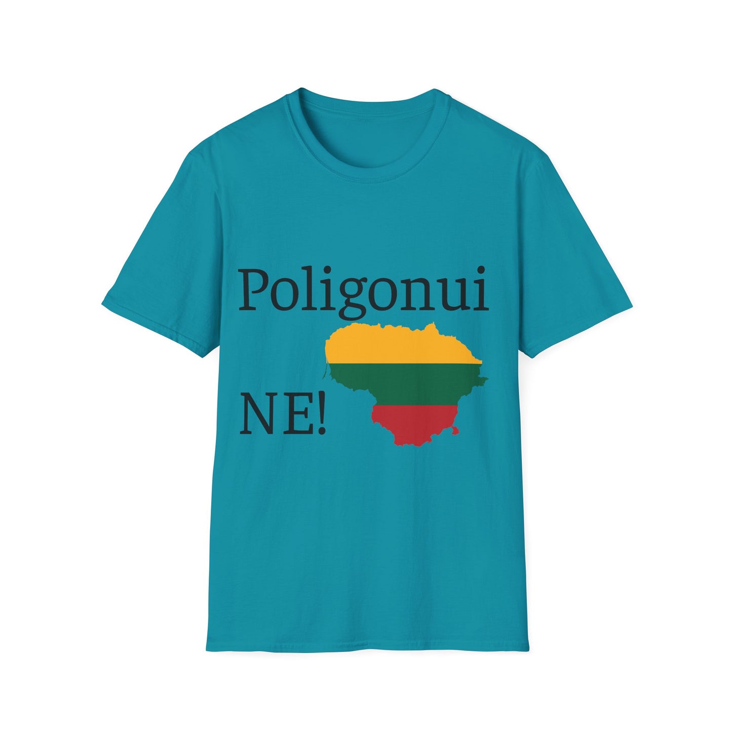 Poligonui NE! Marškinėliai Unisex