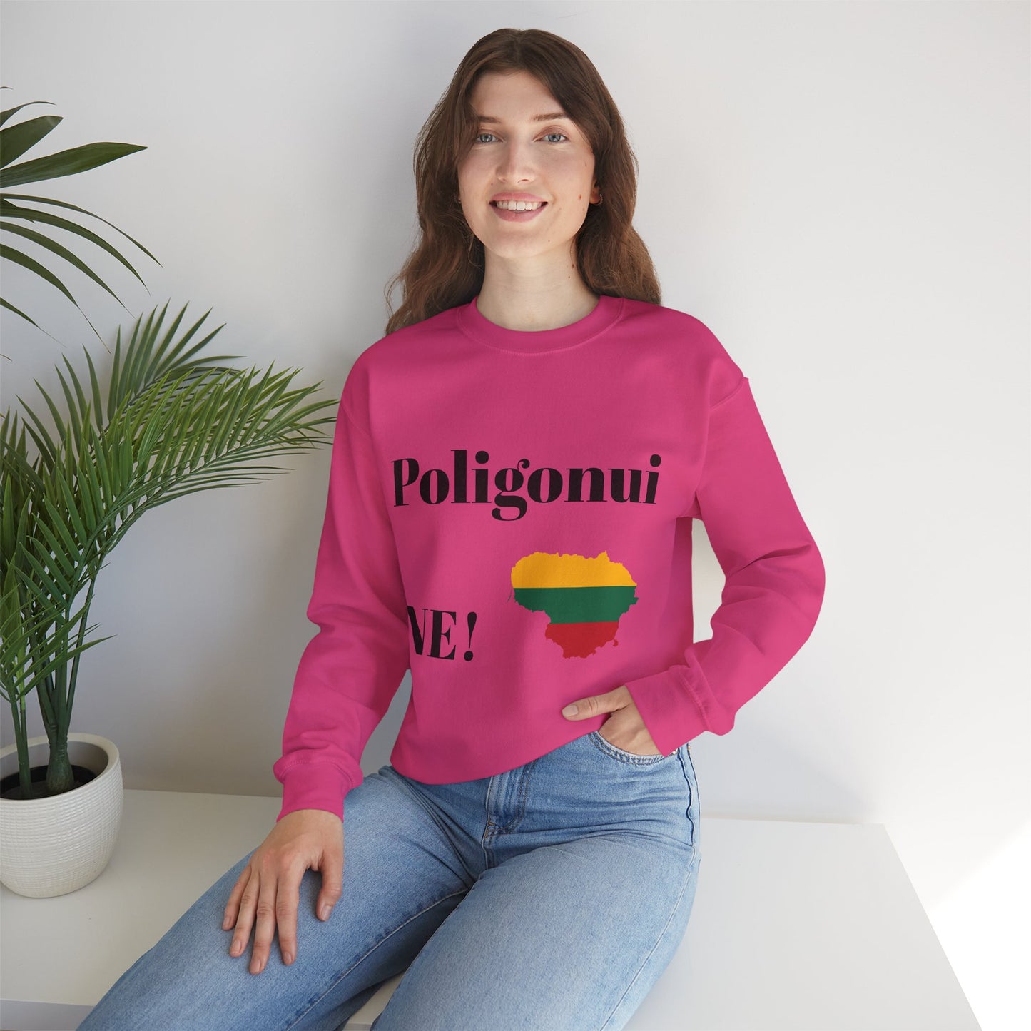 Poligonui - NE! Unisex Megztinis