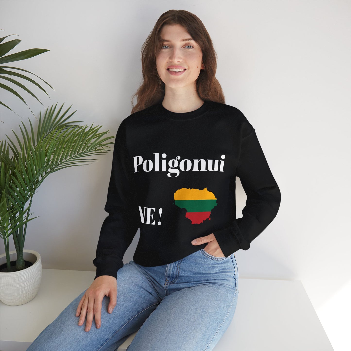 Poligonui - NE! Unisex Megztinis